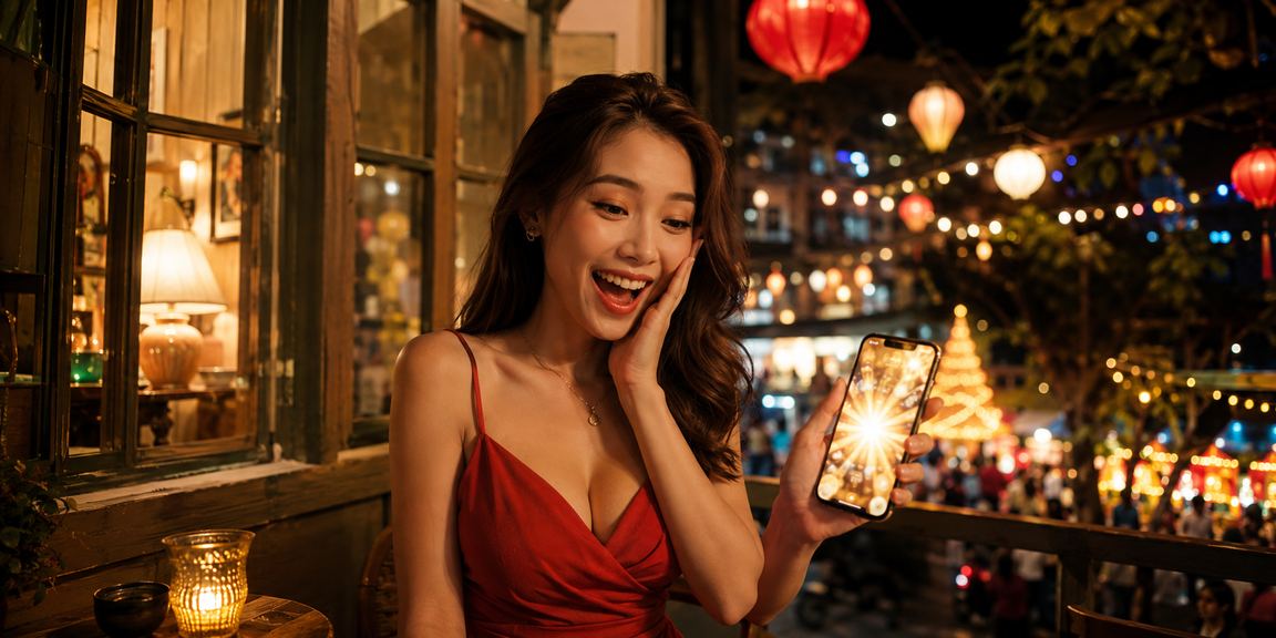 Không khí chơi xổ số và lô tô tại quán cà phê Đà Lạt